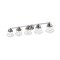 Z-Lite Vaughn 5 Light Vanity, Chrome And Clear Seedy 736-5V-CH - alternate 1